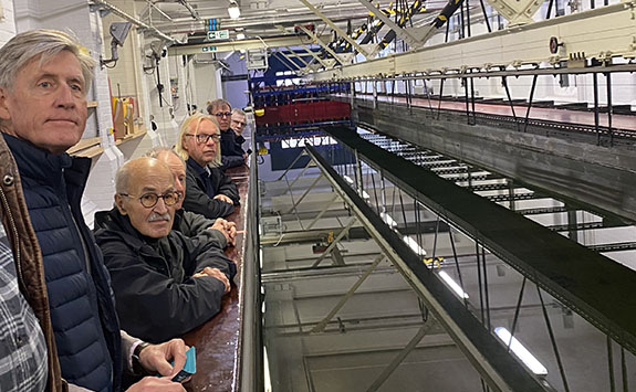 Alumni enjoy a tour of Newcastle University