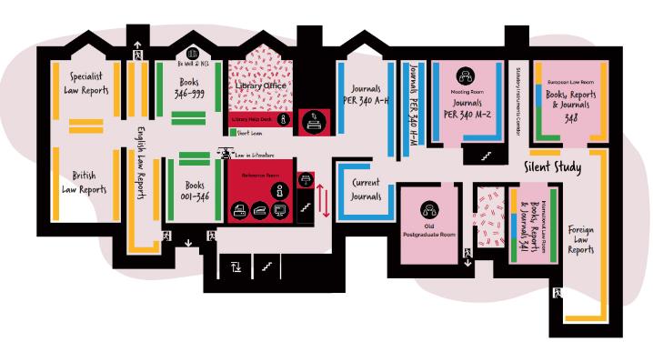 Floorplan of Law Library